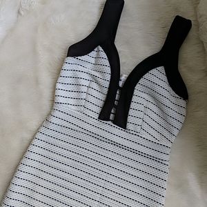 Black and White mini dress